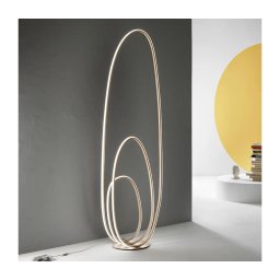 Ondaluce - Lampadar LED reglabil GOLDEN LED/45W/230V 160 cm auriu