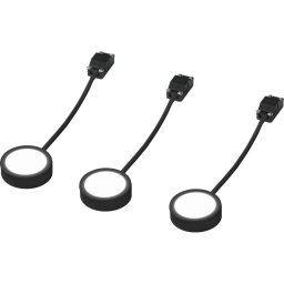 Osram - Set 3x corpuri LED pentru montaj sub dulap UNDERCABINET LED/3W/230V 3000K negru