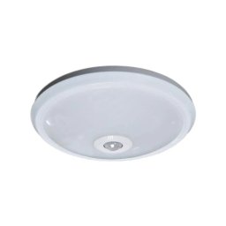Plafoniera LED 12W cu senzor de miscare reglabil, 4100K, alb, pentru interior