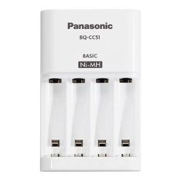 Incarcator Panasonic Eneloop Ni-MH pentru baterii AA/AAA, 2-4 sloturi