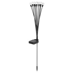 Lampa solara decorativa cu 10 becuri pentru gradina Rebel, 3000K, IP65, 70 cm
