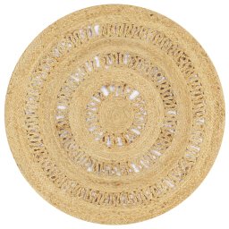 Covor manual din iuta împletita, 90 cm GartenMobel Dekor