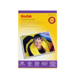 Hartie foto Kodak 4R 10x15 cm, 230 g/mp, lucioasa, pachet 50 coli