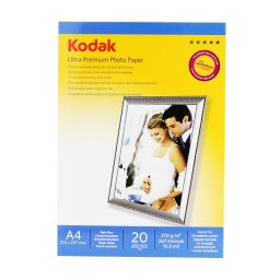 Hartie foto Kodak RC Ultra Premium A4 glossy 270 g, 20 coli, uscare instantanee