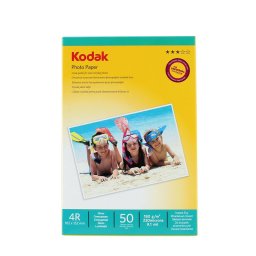 Hartie foto Kodak 10x15 (4R) 180 g/mp glossy, 50 coli, uscare instantanee