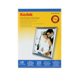 Hartie foto Kodak Ultra Premium RC Glossy 13x18 cm (5R), 270 g/mp, 20 coli