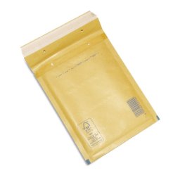 Plic antisoc cu bule B12 auriu 140x225+50 mm, inchidere siliconica