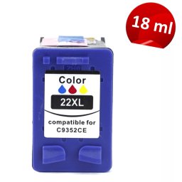 Cartus compatibil HP 22XL C9352CE Procart, tricolor (CMY), 18 ml