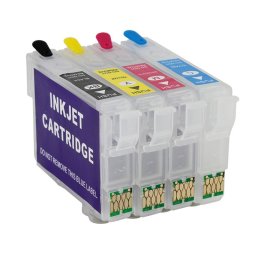 Set cartuse reîncarcabile Epson T2991-T2994, cu chip auto-reset (4 culori)