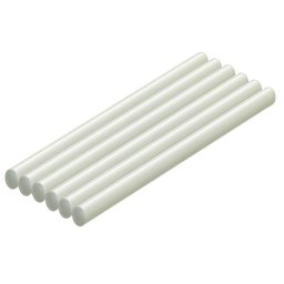 Batoane silicon 7 mm pentru pistol de lipit, transparente, 20 bucati (100 mm)