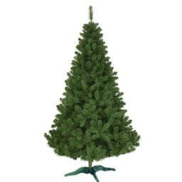 Brad artificial 220 cm, aspect natural premium, 14 niveluri si diametru 138 cm