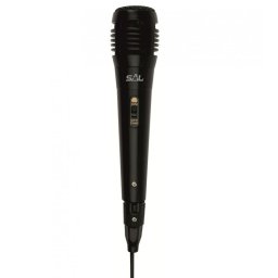 Microfon dinamic de mana SAL cardioid, XLR–6,3 mm, cablu 3 m detasabil