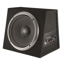 Subwoofer auto activ Sal 200W, 250 mm, incinta închisa, amplificator integrat