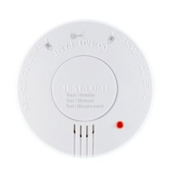 Detector optic de fum Home cu LED, alarma 85 dB si baterie 9V inclusa