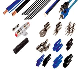 Kit cabluri alimentare audio auto Sal 1000W, 42 piese, RCA si accesorii
