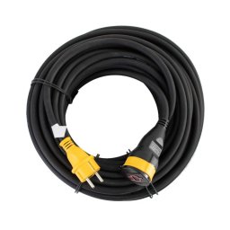 Prelungitor electric pentru exterior cu cupla, 25 m, cablu H07RN-F 3G1,5, IP44