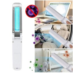 Lampa UVC portabila tip bagheta 3W pentru dezinfectare rapida, pliabila