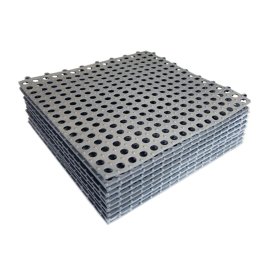 Set covorase antiderapante baie tip puzzle din PVC, 30x30 cm, 10 bucati