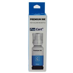 Cerneala cyan compatibila Epson 103 EcoTank, Premium Procart, flacon 100 ml