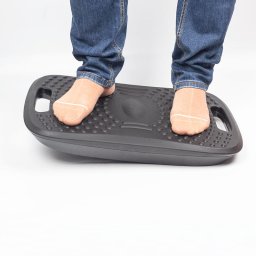 Suport ergonomic pentru picioare cu balans, texturat, pentru birou/standing desk, 51,5 cm