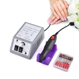 Pila electrica pentru unghii 20.000 RPM, 20W, cu 6 capete, sens dublu
