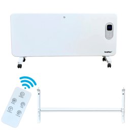 Incalzitor electric Leziter Methana 1000/2000W cu IP24, telecomanda si timer