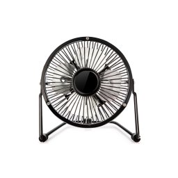 Ventilator USB de birou Leziter Ruen 5W, carcasa metalica, negru