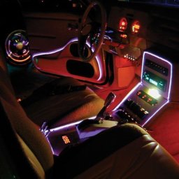 Fir EL Wire verde 3,2 mm pentru lumina ambientala auto, neon flexibil la metru