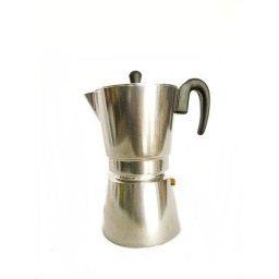 Fierbator cafea din aluminiu pentru 2 persoane KALIFA, compatibil aragaz