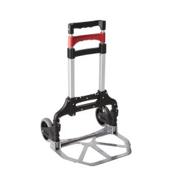 Carucior pliabil tip liza pentru transport marfa, maner telescopic, 100 kg