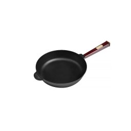 Tigaie adanca din fonta Brizoll Optima-Bordo 26 cm cu capac, 60 mm