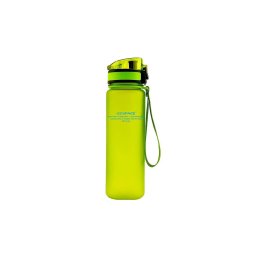 Sticla de apa UZSPACE din Tritan, fara BPA, cu capac, 650 ml, verde lamaie