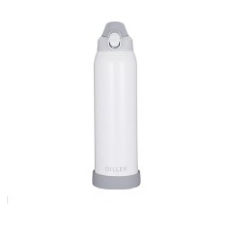 Termos din inox cu pereti dubli 1000 ml, alb, Diller – izolare 12–24 ore