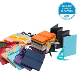 Album foto Leporello tip acordeon, textura lemn, 10x15 cm, 14 poze