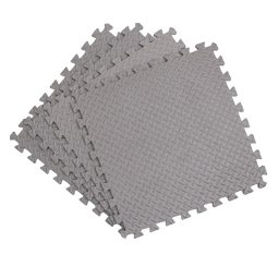 Covoras puzzle EVA XL 60x60 cm, 2 cm grosime, set 2 piese, gri