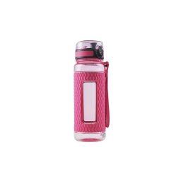 Sticla de apa sport UZSPACE Tritan 800 ml, fara BPA, cu capac, roz