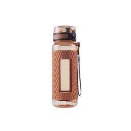 Sticla de apa UZSPACE Sport din Tritan, fara BPA, cu capac, 800 ml, maro