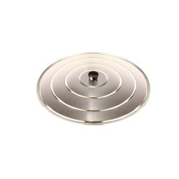 Capac din aluminiu 70 cm pentru tava de paella Garcima, cu buton plastic