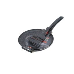 Tigaie pentru clatite antiaderenta 25 cm cu spatula, pentru inductie, Bachmayer