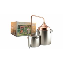 Set cazan de distilare 50 L cupru-inox, baza sandwich întarita, vas racire 25 L