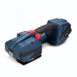 Aparat electric portabil pentru legat banda PP/PET 12–16,5 mm, cu acumulator