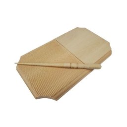 Set din lemn pentru prepararea melcisorilor de casa, cu sucitor 20 cm