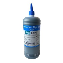 Cerneala universala Dye Cyan 1L pentru reumplere imprimante HP, Canon, Epson, Brother