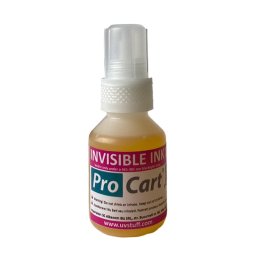 Cerneala UV invizibila magenta pentru securizare si marcaje, universala, 50 ml