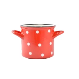 Bol pentru supa din ceramica tip cana, 385 ml, 10 cm, cu urechi laterale