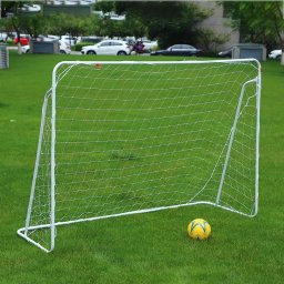 Poarta de fotbal pentru copii cu plasa, cadru din otel, 213x150x75 cm