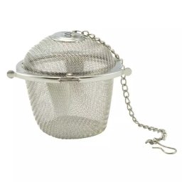 Infuzor pentru ceai si condimente tip minge din inox, 11 cm, Perfect Home