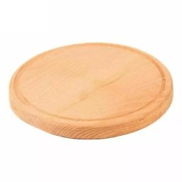 Tocator rotund din lemn 30 cm, gros 2 cm, pentru taiere si servire