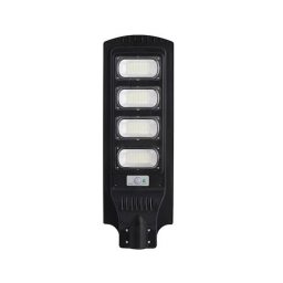 Lampa solara stradala 100W cu senzor de miscare, 6500K, telecomanda, aluminiu