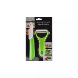 Set cutit si curatator de legume cu lama ceramica Perfect Home